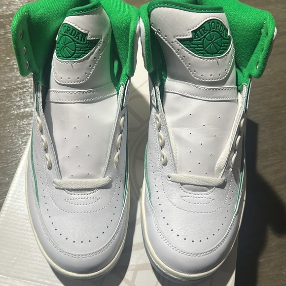 Jordan Athletic Shoes White and Green main image 4